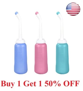 Portable Travel Handheld Bidet Sprayer Personal Hygiene Bottle Spray Washing US - Picture 1 of 8