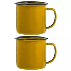 UPKOCH 2pcs Vintage Shot Glass Enamel Coffee Cups Wine Cup Camp Mugs Househol... - Picture 1 of 9