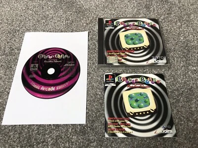 Bubble Bobble anche con Isole Arcobaleno - PS1 Playstation 1 PAL UK Completo - Immagine 1 di 4