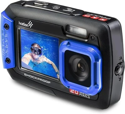 Cámara de video digital sumergible LCD a todo color a prueba de golpes impermeable submarina a prueba de golpes Foto 1 de 4