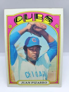 1972 Topps Juan Pizarro #18 Chicago Cubs EX CONDITION - Picture 1 of 6
