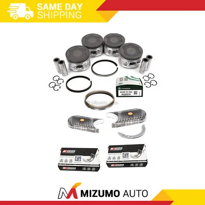 Pistons Main Rod Bearings Fit 1991-1995 Toyota Previa 2.4L DOHC 16V 2TZFE - Image 1 of 4