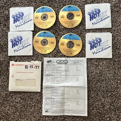 Hot Mix RADIO SHOW 9746 Janet Jackson Mariah Carey Aqua 4 CD DJ REMIXES Promo - Image 1 of 4