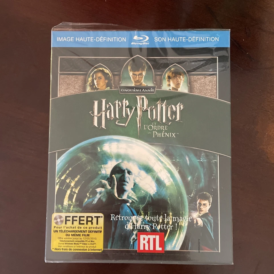 BLU RAY HARRY POTTER AND ORDER OF THE PHOENIX IN FRENCH. Sealed - Image 1 of 1