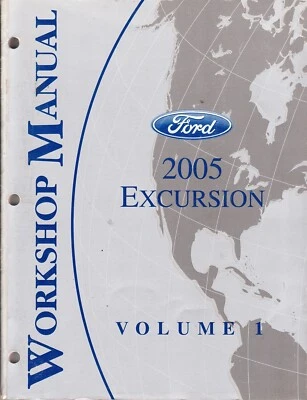 Ford Excursion 2005 manual de reparación de taller de servicio de fábrica juego de 2 voltios - usado Foto 1 de 2