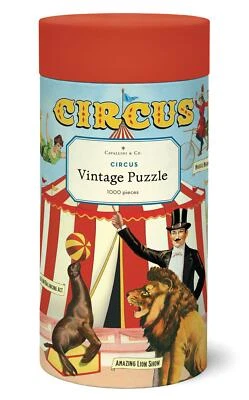 Cavallini - Puzzle vintage - 1000 pezzi - 55x70 cm - Circo - Immagine 1 di 3