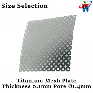 Zahnimplantat GBR Titan Chirurgische Barriere Membran Netzplatte 0,1 mm - Bild 1 von 3