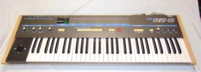 Working KORG POLY-61 Vintage 1980's Synthesizer Keyboard - Image 1 of 4