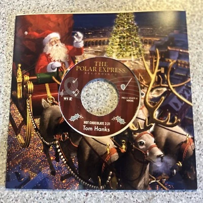 RARE PROMO FYC 7" RECORD Tom Hanks POLAR EXPRESS /HOT CHOCOLATE - Bild 1 von 3