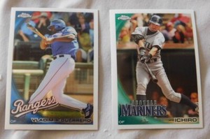 2010 Topps Chrome Baseball  #1-220 Baseball Card Pick one