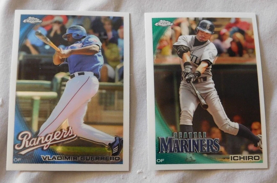 2010 Topps Chrome Baseball  #1-220 Baseball Card Pick one - Image 1 of 1