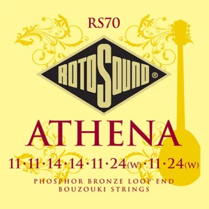 Rotosound Athena 8 String Bouzouki Phosphor Bronze set 11-30 RS70 - Picture 1 of 1