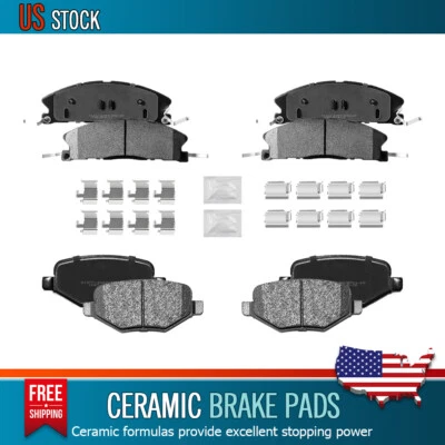 Pastillas de freno de disco delanteras traseras de cerámica para Ford Explorer Flex 2013-2019, Lincoln MKT Foto 1 de 4