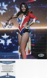 VAIMALAMA CHAVES BEAUTIFUL "MISS FRANCE" & MODEL INSCRIBED PHOTO BECKETT - Bild 1 von 1