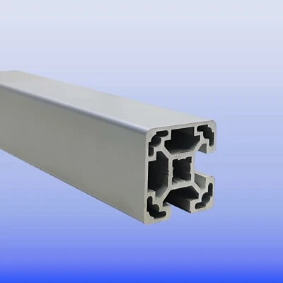 MARKENLOS Aluprofil 40 x 40 Nut 10 2N/90 B Alu silber eloxiert im Zuschnitt BP40N10/2N90