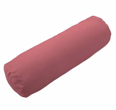 mb58g Dusty Pink Micro Suede Flock Velvet Bolster COVER Yoga Neck Roll CASE Size - image 1 of 4