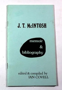 Ian Covell J.T McIntosh Memoir & Bibliography Drumm Booklet #25 -Science Fiction - Picture 1 of 1