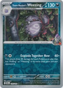 Team Rocket’s Weezing 126/182 Reverse Holo SV10: Destined Rivals Pokemon Card NM - Picture 1 of 1