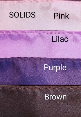 POCKET SQUARES in Pink Purple Lilac Brown FLAT Solids NEW by ORNAMENTS - Image 1 of 2