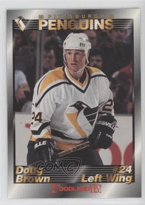 1994 Foodland Pittsburgh Penguins Police Doug Brown #7