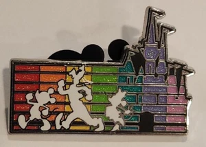CASTELLO ARCOBALENO TOPOLINO Disney Spilla 00050 Prototipo Preproduzione Campione LE 3 PP - Foto 1 di 6