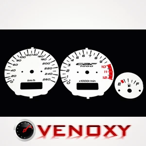 Honda CBF 1000 2006-2010 KM/H Aftermarket Instrument Cluster White Gauge Faces - Picture 1 of 1