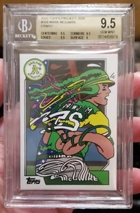 2020 Topps Project 2020 Mark McGwire Ermsy Art BGS 9.5 Gem Mint Pop 11 PR 2,688 - Picture 1 of 2
