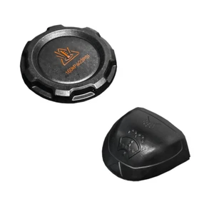 VAG Upgraded Black Caps Bundle V2 (Fits: VW, AUDI, SKODA, SEAT) - Picture 1 of 4