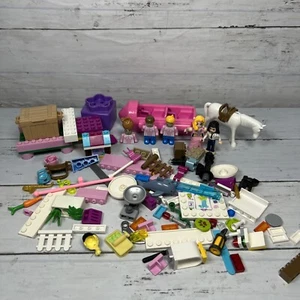 LEGO Friends & Playmobil Bricks & Blocks Horse Figures Food Purse Ride Dolphin - Picture 1 of 11