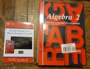 Saxon Math Algebra 2 Textbook, Test Book, Answer Key, Solutions Manual & CD-ROM - Picture 1 of 1