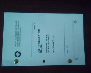 MANUAL - LMS Laserdrive LD 510 Philips Optical Drive Installation manual 1989 - Picture 1 of 5