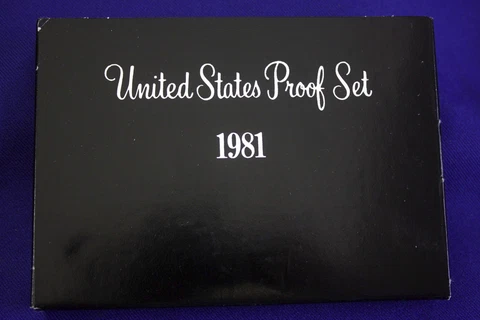 1981-S TYPE 2 Proof set, as issued by US Mint. Please read description! Cover