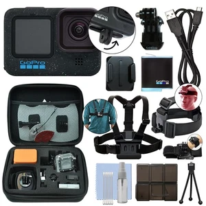 GoPro HERO12 Black 27MP Waterproof 5.3K Camera Camcorder+ Ultimate Action Bundle - Picture 1 of 7