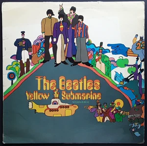 Beatles Apple Records PCS 7070 Yellow Submarine 1st UK Pressing Red Lines No Cre - Picture 1 of 21