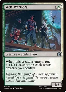 x4 NM (Playset) Web-Warriors, MTG, Marvel's Spider-Man, Magic, 159 - Picture 1 of 1