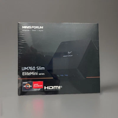 MINISFORUM UM760 Slim Mini PC, AMD Ryzen 5 7640HS Processor, 16GB RAM + 1TBSSD - Image 1 of 4