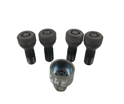 Mini Cooper F56 Secret Seguridad Bloqueo Rueda Tornillos Tornillo Llave Tuerca Bloqueo Juego Foto 1 de 4