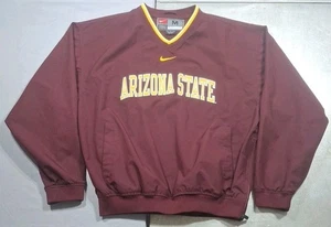 Nike Vintage 2000s Y2K Pullover Arizona State Sun Devils Center Swoosh Medium  - Bild 1 von 11