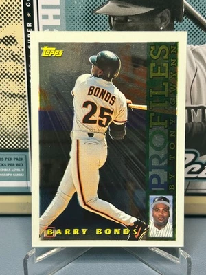 1996 Topps Profiles #NL3 Barry Bonds - Image 1 of 2