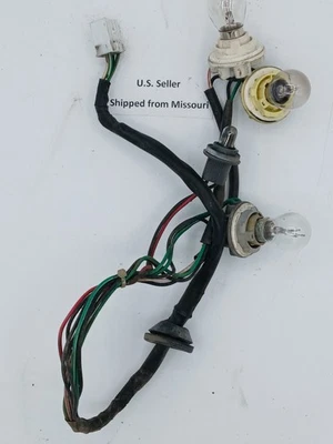 2001-2004 SANTA FE LUZ TRASERA LÁMPARA CABLEADO COLETA ARNÉS ENVÍO GRATUITO Foto 1 de 4