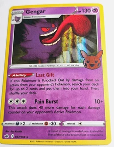 MINT 2021 Pokemon Gengar 057/198 Chilling Reign Holo HP 130 MINT - Picture 1 of 2