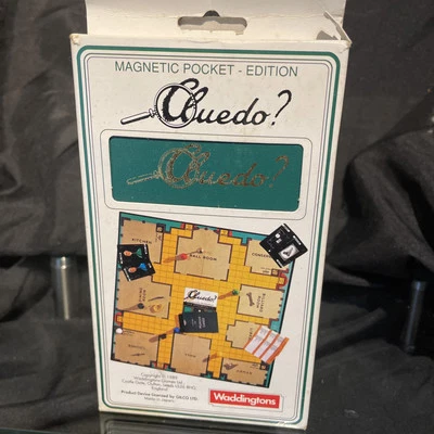 Vintage Travel CLUEDO Pocket Magnetic Board Game 1991 Waddington BNIB  - Image 1 of 2