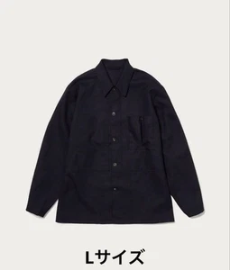 United Arrows Wool Tropical Overshirt Black L - Picture 1 of 7