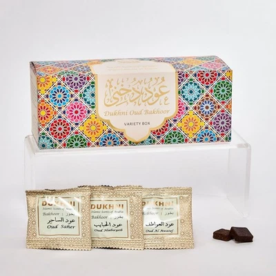 Oud Bakhoor Variety Box by Dukhni | Assorted Box | 30 pieces - Image 1 of 4