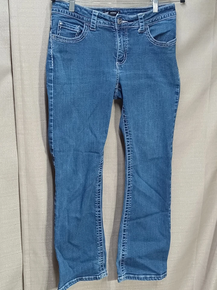 LEE - 1889 JEANS - Mujer Talla 8P tiro medio tiro lavado tiro medio 8 W31 L27 Foto 1 de 4