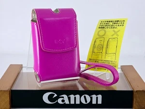 🌸[Top MINT] Canon IXY Digital Camera Case Pink From Japan - Picture 1 of 12