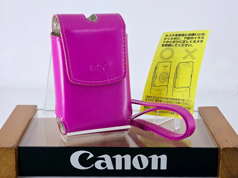 🌸[Top MINT] Canon IXY Digital Camera Case Pink From Japan - Image 1 of 4