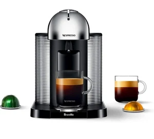 Breville Vertuo 1350W Pod Coffee Machine Black (BNV220CRO1BUC1) - Picture 1 of 2