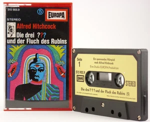 Die drei ??? 5 Fragezeichen und der Fluch des Rubins alte Musik schwarz gelb ges - Bild 1 von 4