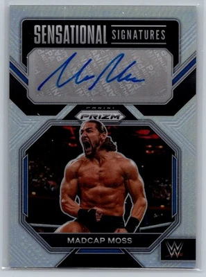 2023 Prizm WWE Madcap Moss #SN-MCM Sensational Signatures Silver Prizm Auto - Image 1 of 2